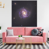 Toile Galaxie spirale M100 et Supernova SN2006X (Insitu(Salon))