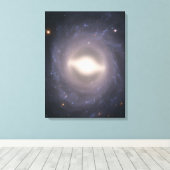 Toile Galaxie Spirale Ngc 1015. (Insitu (Plancher de Bois))
