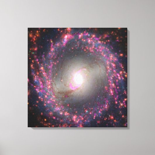 Toile Galaxie Spirale Ngc 3351. (Recto)