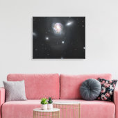 Toile Galaxie spirale NGC 4911 (Insitu(Salon))