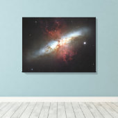 Toile Galaxie Starburst, Messier 82 (Insitu (Plancher de Bois))