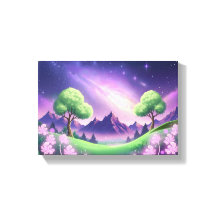 Galaxie Violette Rêveuse Nuit