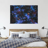 Toile Galaxies colorées, étoiles et planètes la nuit (Insitu(Chambre))
