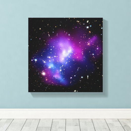 Toile Galaxy Cluster MACS J0717 Photo spatiale (Insitu (Plancher de Bois))