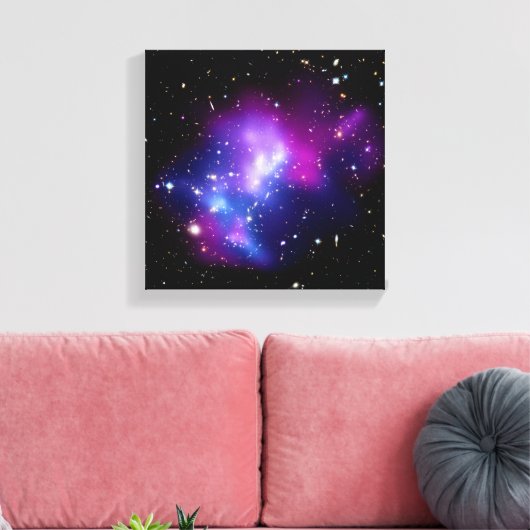 Toile Galaxy Cluster MACS J0717 Photo spatiale (Insitu(Salon))