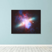 Toile Galaxy M82 Hubble NASA (Insitu (Plancher de Bois))