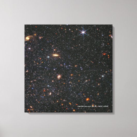 Toile Galaxy naine WLM James Webb Telescope spatial Hi-R (Recto)