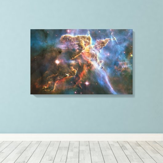 Toile Galaxy Nebula Nebulae Supernova Star Explosion (Insitu (Plancher de Bois))