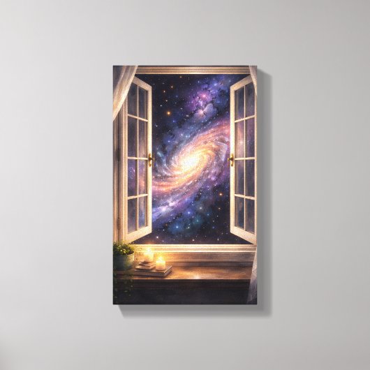 Toile Galaxy Window Wall Art (Recto)