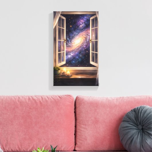 Toile Galaxy Window Wall Art (Insitu(Salon))