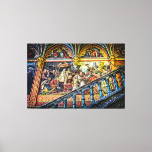 Toile Galerie d'Ancêtres Peinture Vintage