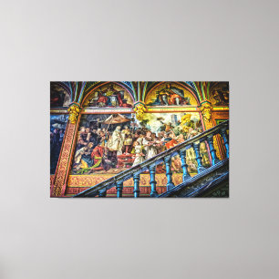 Toile Galerie des ancêtres Peinture Vintage