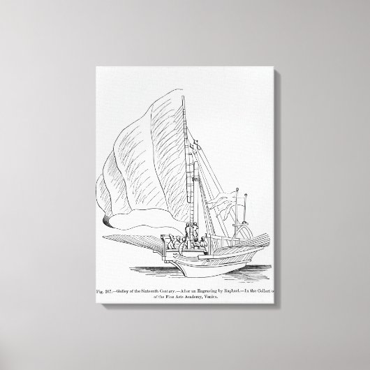Toile Galerie du XVIème siècle (Recto)