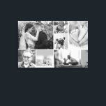 Toile Galerie familiale collage noir et blanc Photos<br><div class="desc">Je regardais un mur nu à la maison et je rêve de faire un mur de galerie. L'idée d'avoir à obtenir des images de différentes tailles ne cesse de m'empêcher d'aller de l'avant. Avez-vous le même problème ? Alors comme alternative pour nous, j'ai créé ce modèle en toile aménagé avec...</div>