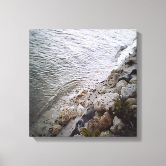 Toile Galets Sur La Plage (Recto)