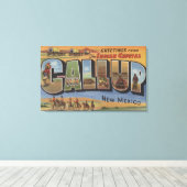 Toile Gallup, Nouveau-Mexique - Scènes de grandes lettre (Insitu (Plancher de Bois))