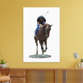 Toile Galoping Thoroughbred Horse Stretch Canvas Imprime (Insitu(Salon))