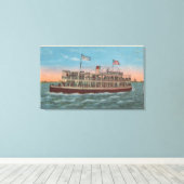 Toile Galveston, TX - Vue du Galvez (Insitu (Plancher de Bois))