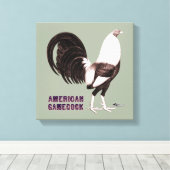 Toile Gamecock Sepia (Insitu (Plancher de Bois))