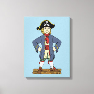 Toile Gamin Pirate Charmant