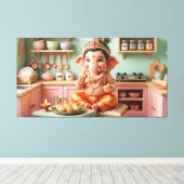 Toile Ganesha (Insitu (Plancher de Bois))