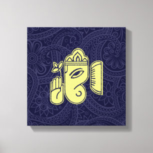 Toile Ganesha Hindu Deity Canvas Wall Art