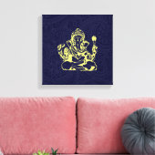 Toile Ganesha Hindu Deity Canvas Wall Art (Insitu(Salon))