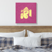 Toile Ganesha Hindu Deity Canvas Wall Art (Insitu(Chambre))