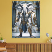 Toile Ganesha Krieger Mythologie Elefant Gott (Insitu(Salon))