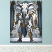 Toile Ganesha Krieger Mythologie Elefant Gott (Insitu (Plancher de Bois))