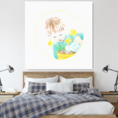 Toile Garçon Avec Daffodiles (Insitu(Chambre))