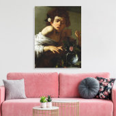 Toile Garçon Bitten par a Lizard, c.1595-1600 (huile sur (Insitu(Salon))