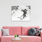 Toile Garçon déblayant la neige, 1940 (Insitu(Salon))