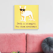 Toile Garçon French Bulldog le plus cool (Insitu(Salon))