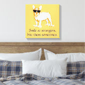 Toile Garçon French Bulldog le plus cool (Insitu(Chambre))