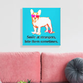 Toile Garçon French Bulldog le plus cool (Insitu(Salon))