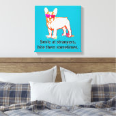 Toile Garçon French Bulldog le plus cool (Insitu(Chambre))