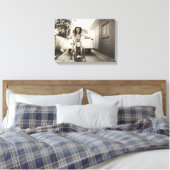 Toile garçon motard (Insitu(Chambre))