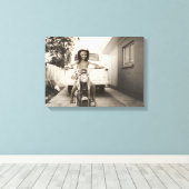 Toile garçon motard (Insitu (Plancher de Bois))