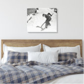 Toile Garçon Shoveling Neige, 1940 (Insitu(Chambre))