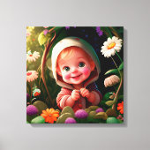 Toile Garçon souriant 3d (Recto)