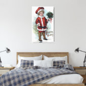 Toile Garçon tenant un Bushel de Holly (Insitu(Chambre))