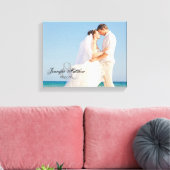 Toile Garde photo Mariage personnalisée (Insitu(Salon))