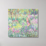 Toile Garden à Giverny by Claude Monet<br><div class="desc">Claude Monet - Garden à Giverny. Beautiful impressionism painting of a garden in Giverny by Claude Monet.</div>
