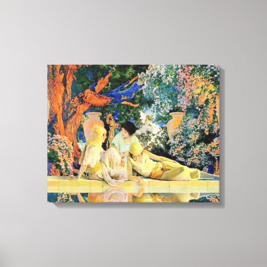 Toile Garden Of Allah By Maxfield (Recto)