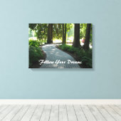 Toile Garden Path - Suivez vos rêves (Insitu (Plancher de Bois))