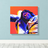 Toile Garder l'art du cimetière de foi (Insitu (Plancher de Bois))