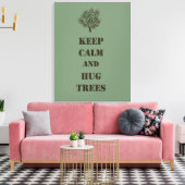 Toile Gardez le calme des arbres (Insitu(Salon))