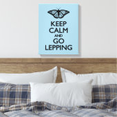 Toile Gardez le calme et allez sauter (Insitu(Chambre))