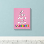 Toile Gardez le calme et poussez les rondelles ! (Insitu (Plancher de Bois))